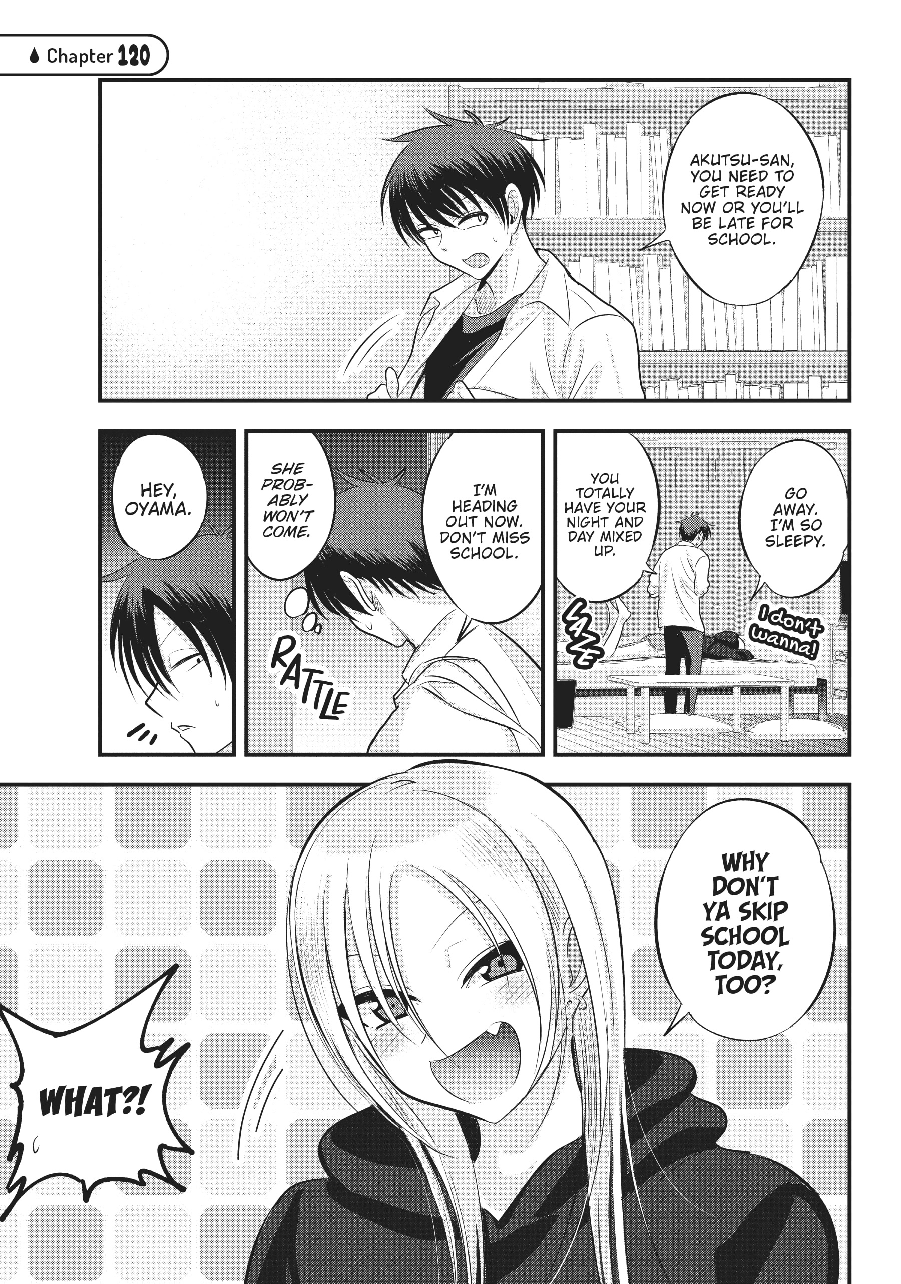 Please go home! Akutsu-san, Chapter 120 image 1